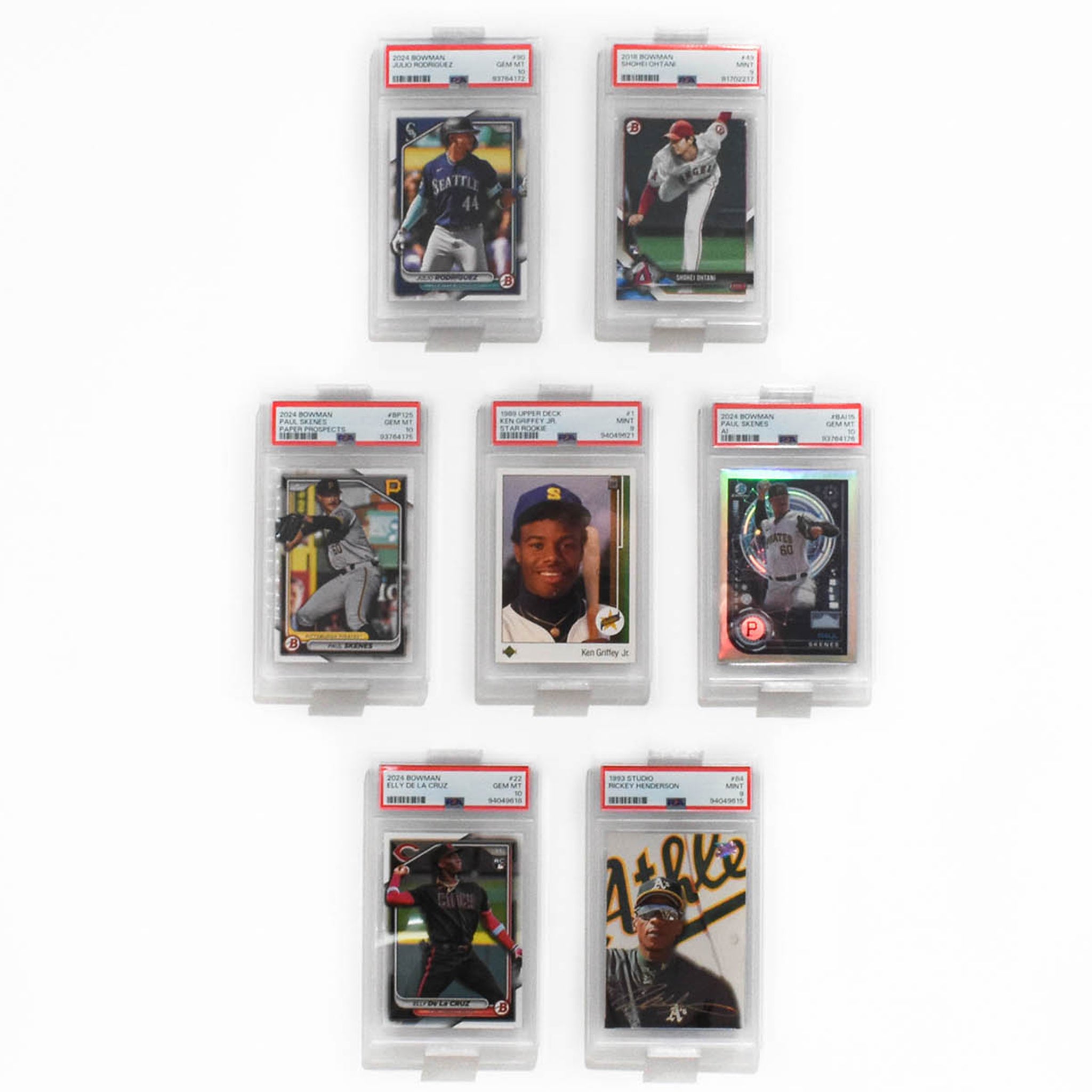 PSA Graded Sports Card Wall Mount (vertical)