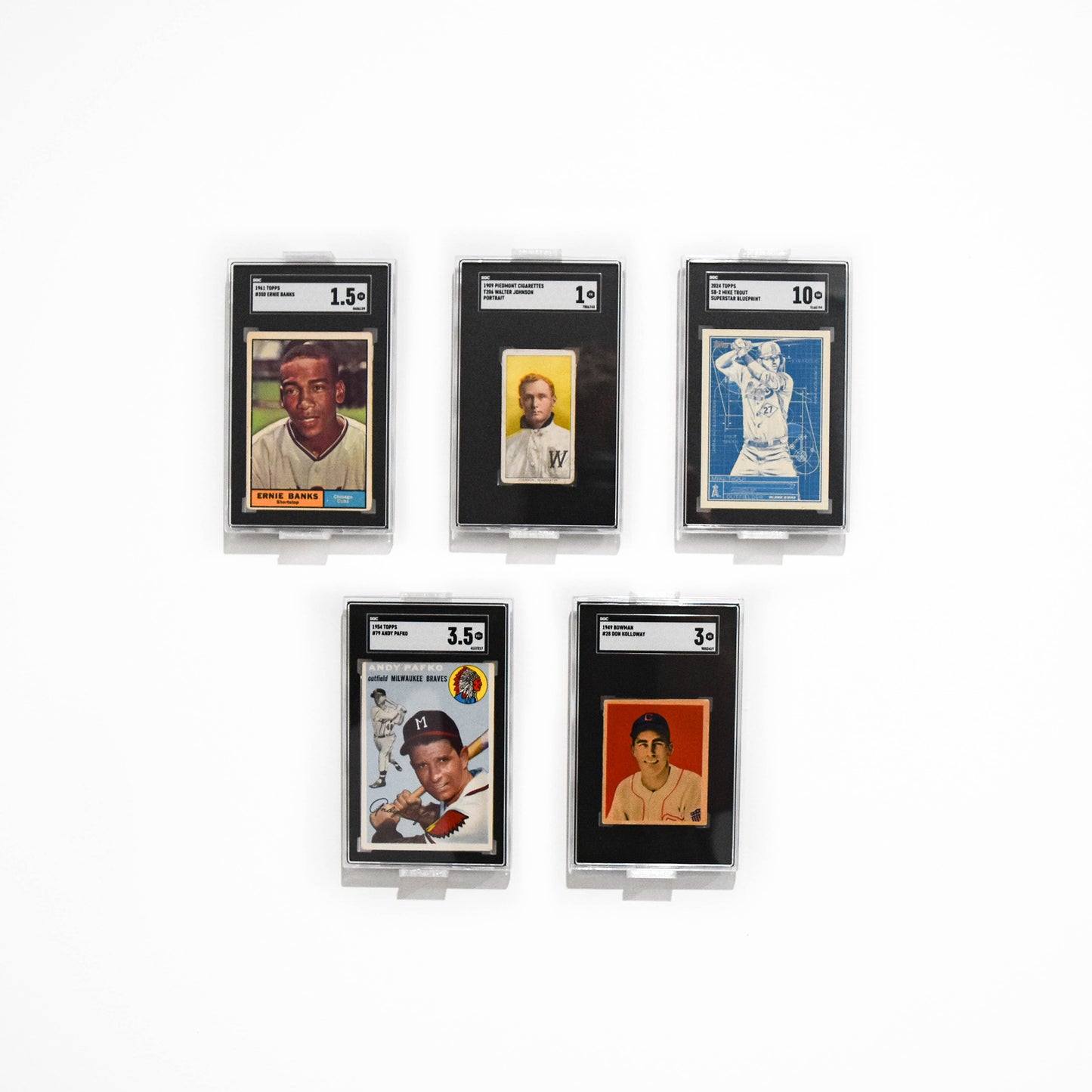 SGC Graded Sports Card Wall Mount (vertical)
